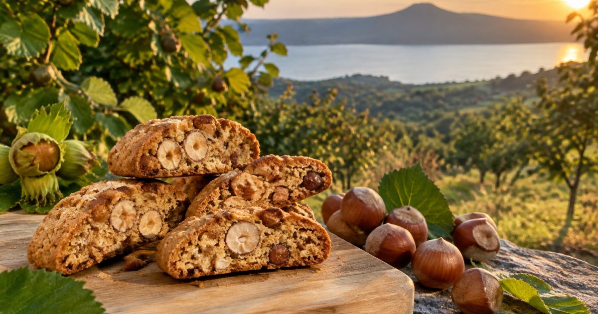 Caprarola e i Monti Cimini: il croccante delle nocciole nei tozzetti della Tuscia