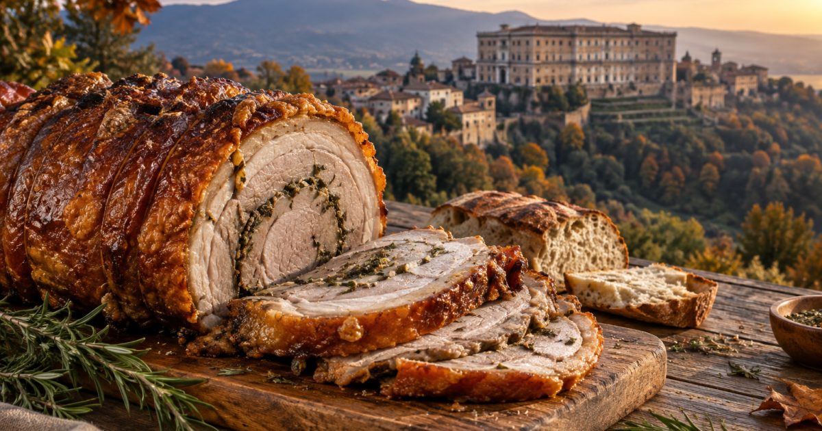 Caprarola e il respiro dei Cimini: la porchetta dei Castelli Romani tra bosco e pietra