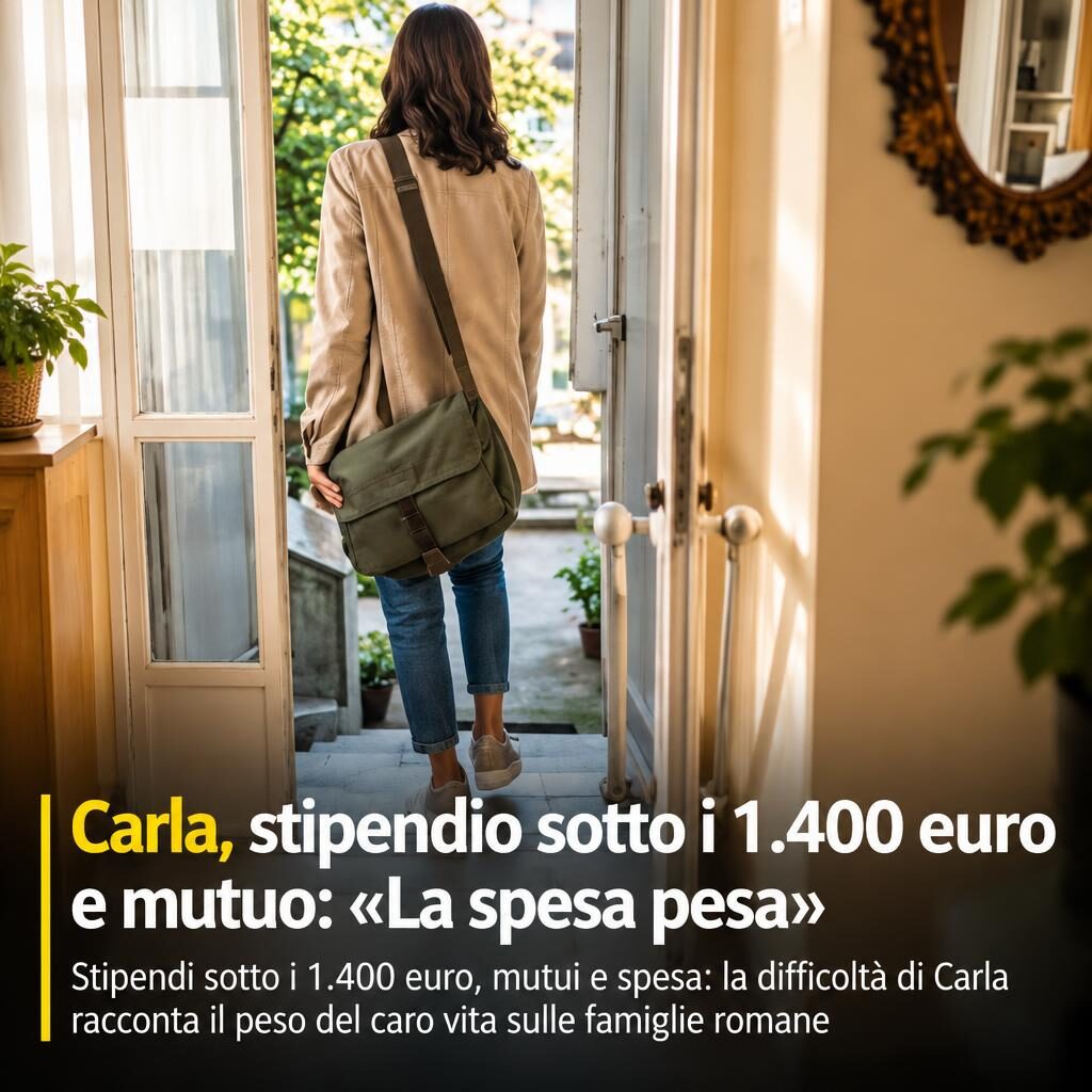 Carla, stipendio sotto i 1.400 euro e mutuo: «La spesa pesa»