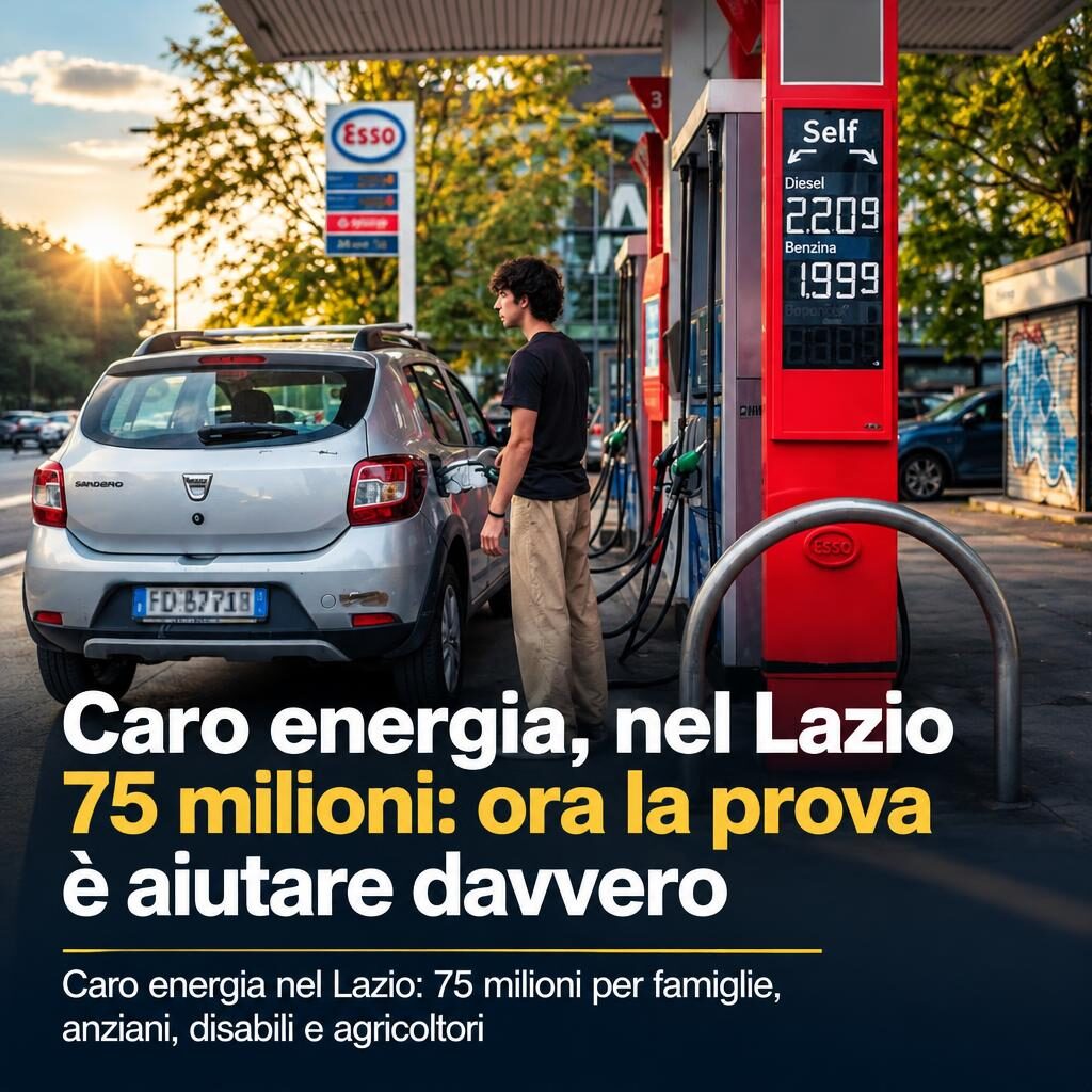 Caro energia, nel Lazio 75 milioni: ora la prova è aiutare davvero