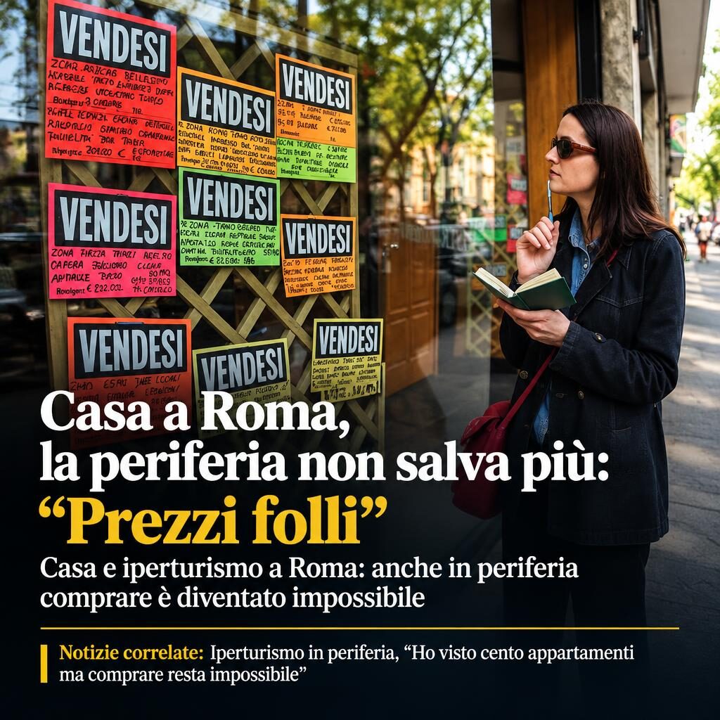 Casa a Roma, la periferia non salva più: “Prezzi folli”