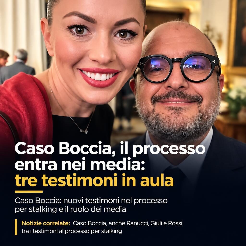 Caso Boccia, il processo entra nei media: tre testimoni in aula