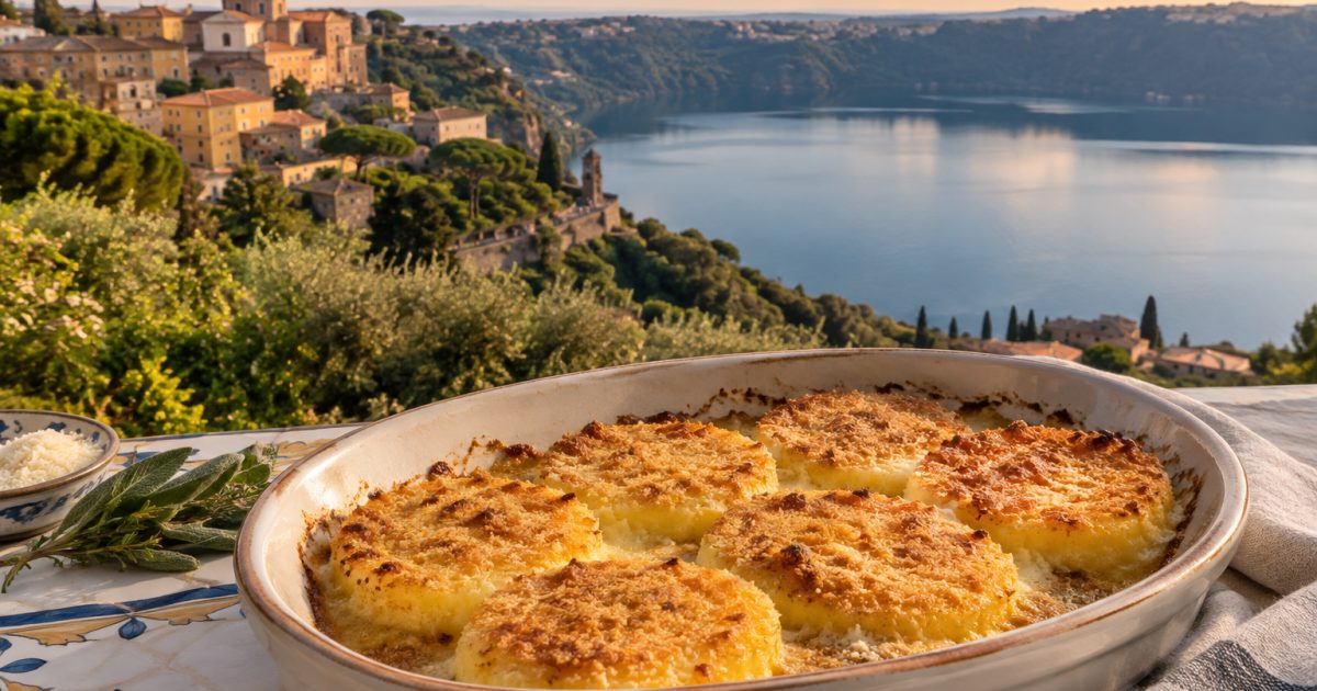 Castel Gandolfo e il lago Albano: gli gnocchi alla romana tra cratere e colline