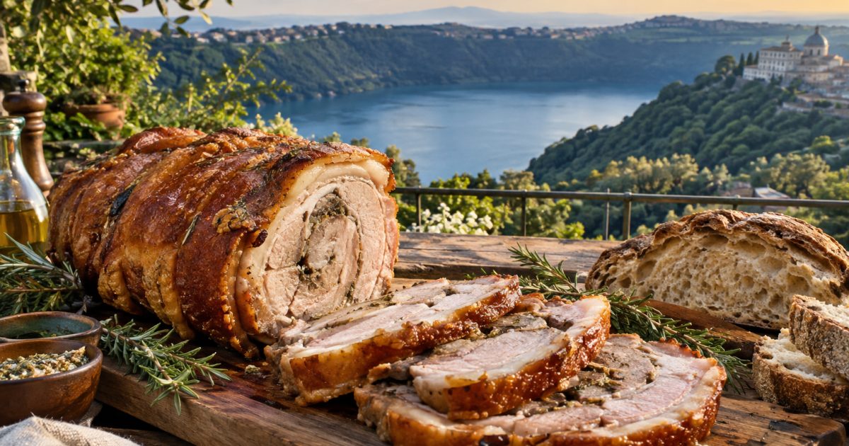 Castel Gandolfo e il lago Albano: la porchetta dei Castelli tra cratere e colline