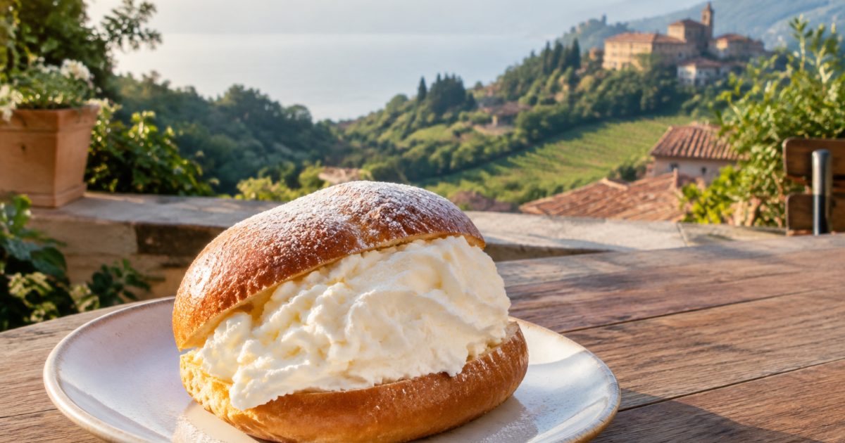 Castelli Romani, il maritozzo con panna tra colline, piazze e memoria urbana