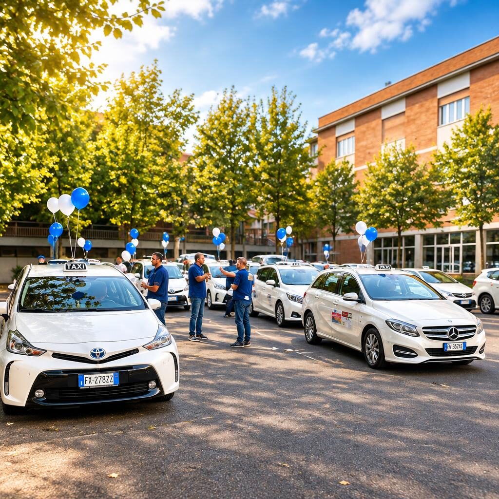 Cento taxi e i ragazzi del Don Guanella: Roma riscopre l’inclusione