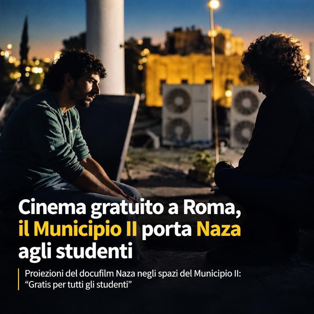 Cinema gratuito a Roma, il Municipio II porta Naza agli studenti