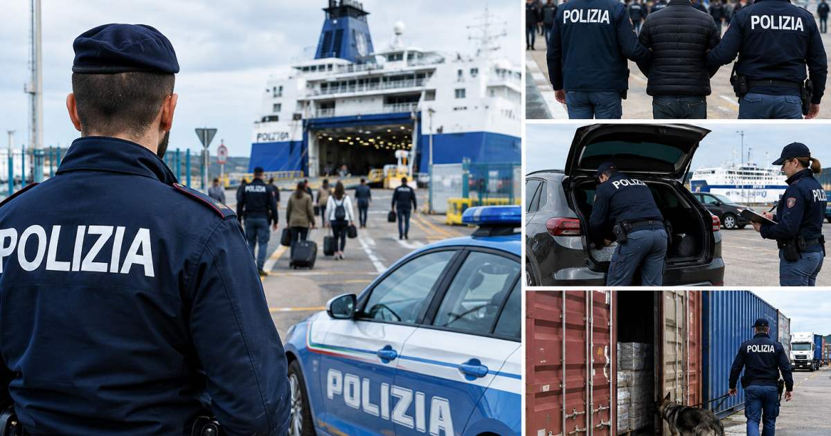 Civitavecchia, controlli della Polizia di Stato al porto: quattro arresti