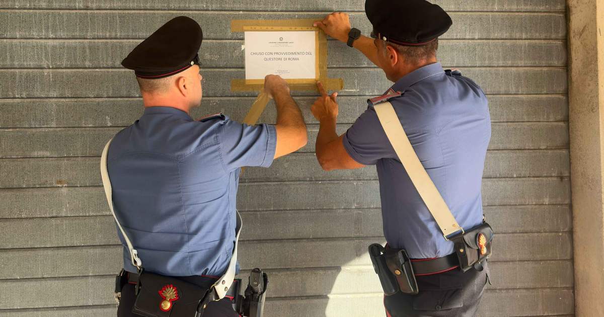Santa Marinella, Carabinieri notificano chiusura di un bar per 7 giorni dopo aggressioni e carenze igienico‑sanitarie