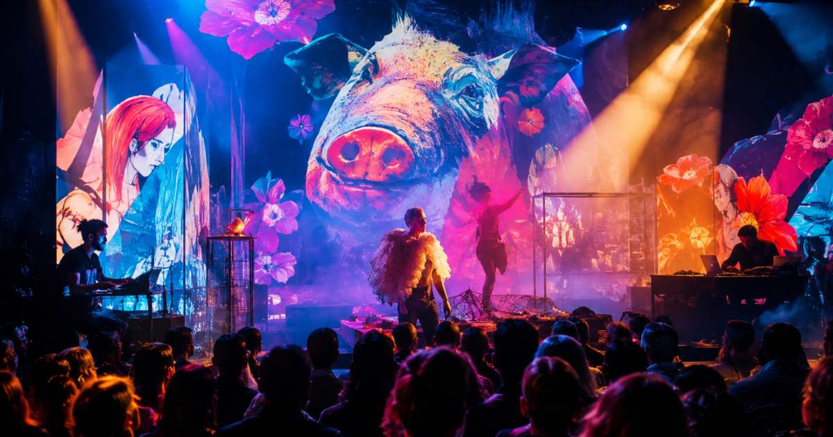 Cuore di porco a Spazio Diamante: metamorfosi sceniche e live set immersivo a Roma dal 20 al 25 ottobre 2026