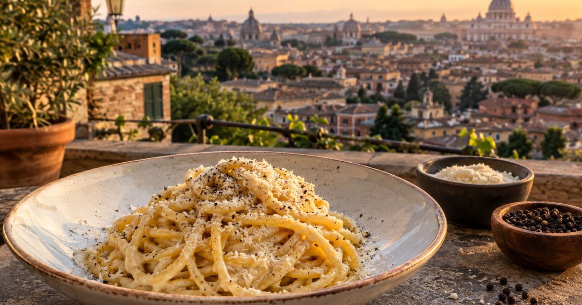 Dal vicolo al belvedere: tonnarelli cacio e pepe nel cuore di Roma