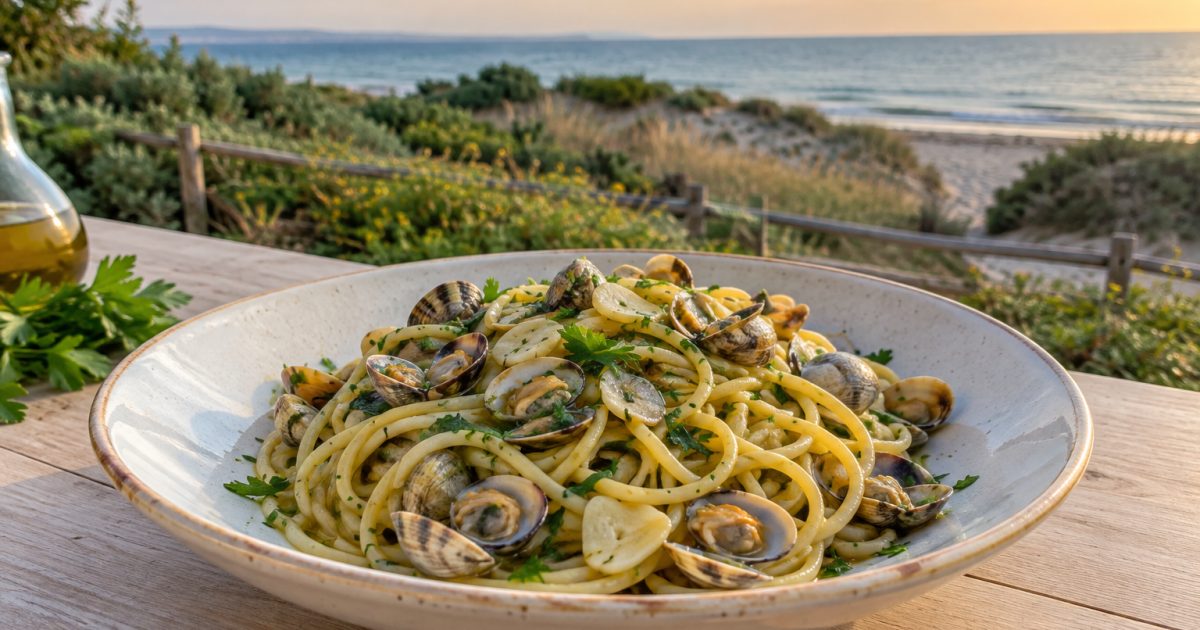 Dalle dune al piatto: a Latina gli spaghetti con le telline parlano di litorale laziale