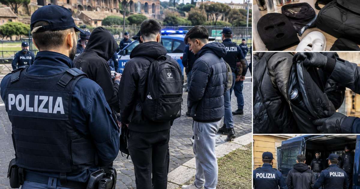 Dispositivo di controllo del territorio a Roma: identificati oltre 50 giovani, 20 accompagnati in Questura