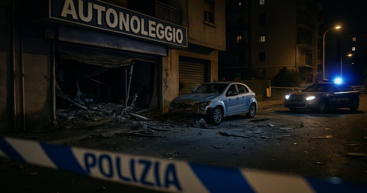 Esplosione davanti a un autonoleggio a Roma Est, il presidente del Municipio VI Franco chiede più presidi delle forze dell’ordine