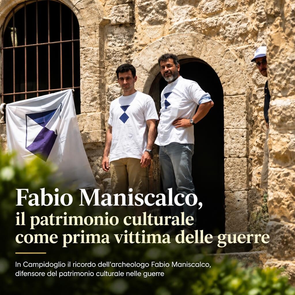 Fabio Maniscalco, il patrimonio culturale come prima vittima delle guerre