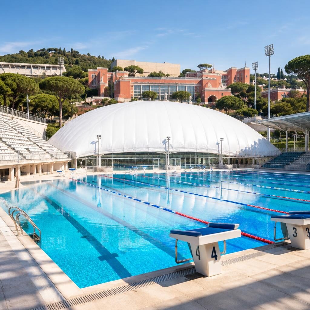 Foro Italico, la piscina coperta torna dopo 20 anni: ora la prova