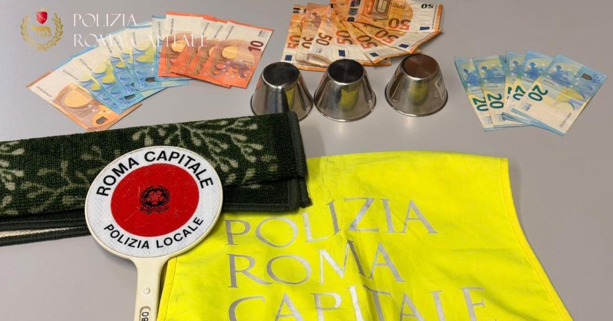 Fori Imperiali: smantellato gruppo del “gioco delle tre campanelle”, otto denunciati e sequestrati quasi 1.000 euro
