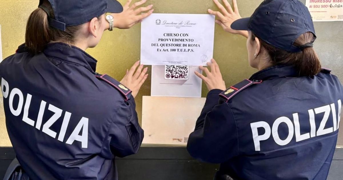 Roma, Borgo: irregolarità amministrative, droga e avventori con precedenti: Questore dispone la chiusura di un circolo per 15 giorni