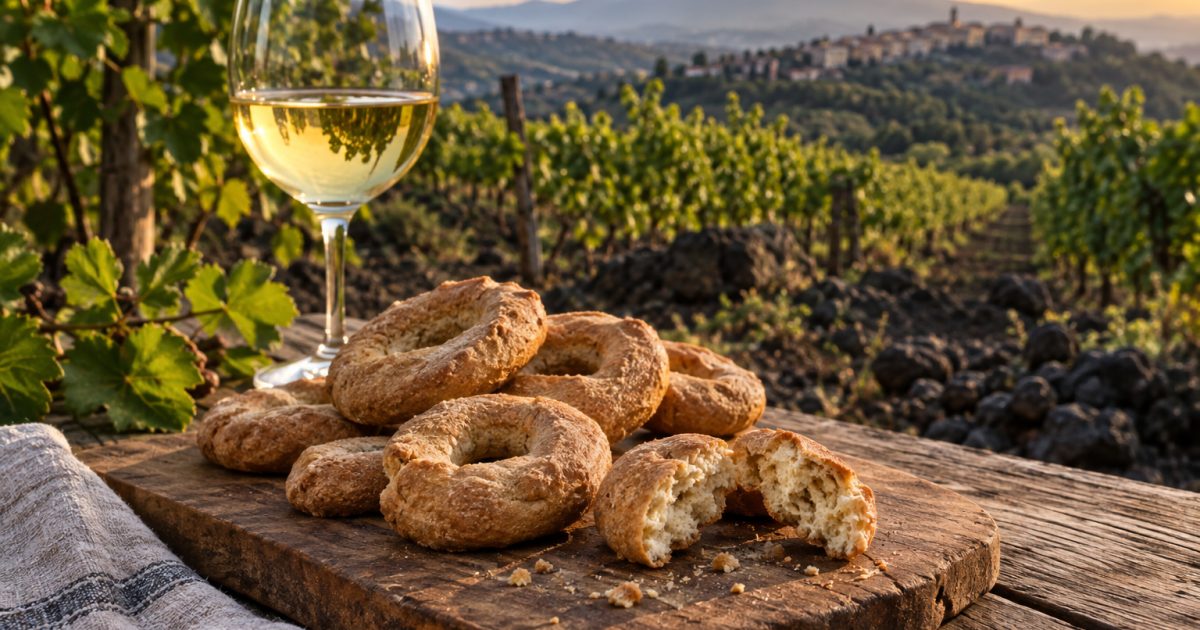 Frascati, tra vigne e crateri: il gesto antico delle ciambelline al vino