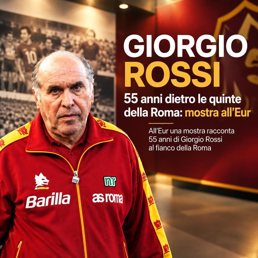Giorgio Rossi, 55 anni dietro le quinte della Roma: mostra all’Eur