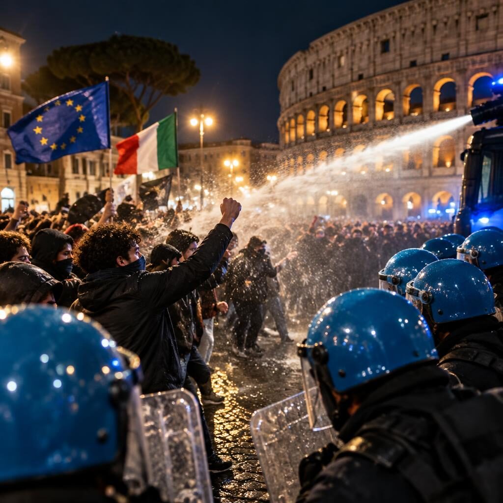 Giovani in piazza a Roma: “Venerdì bloccheremo tutto”