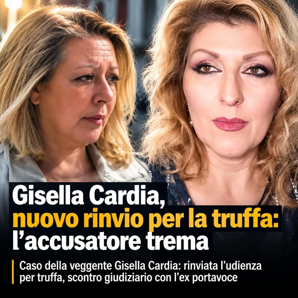 Gisella Cardia, nuovo rinvio per la truffa: l’accusatore trema