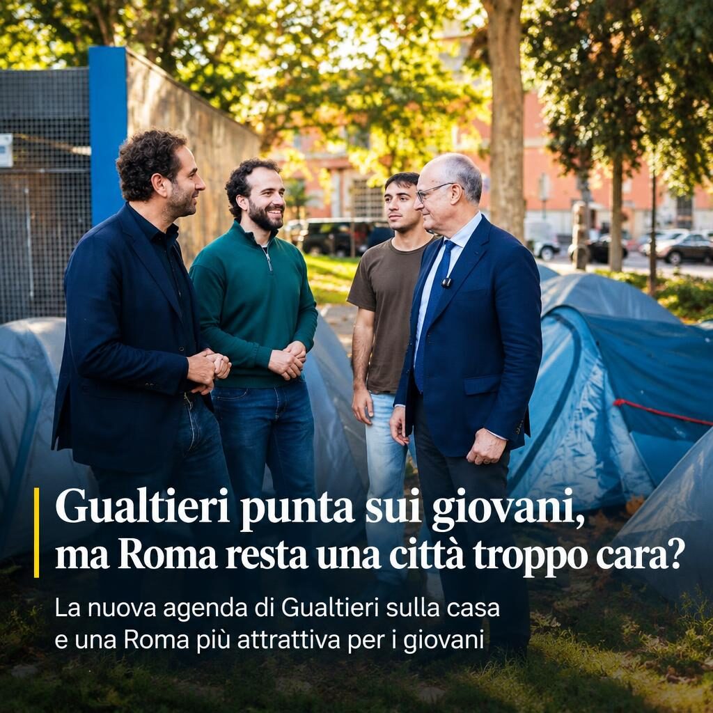 Gualtieri punta sui giovani, ma Roma resta una città troppo cara?