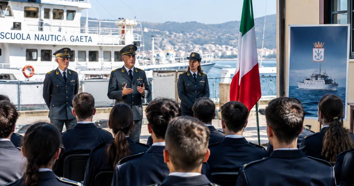 Guardia di Finanza: Gaeta, 6ª Edizione della Giornata della Lotta alla Contraffazione per gli Studenti alla Scuola Nautica