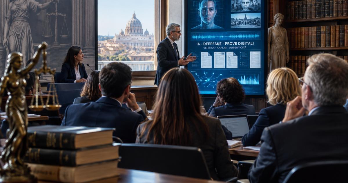 IA e prove false nel processo penale: l’Istituto Jemolo presenta un corso di alta formazione a Roma
