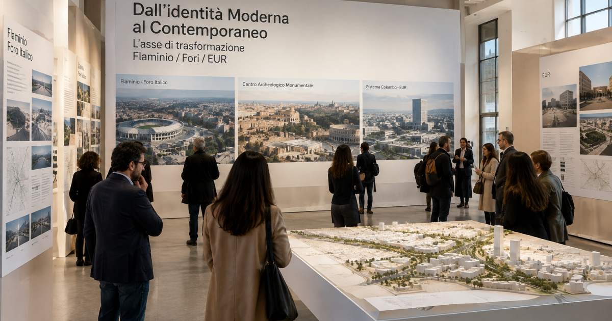 Inaugurazione della mostra Dall’identità Moderna al Contemporaneo: l’asse di trasformazione Flaminio/Fori/EUR