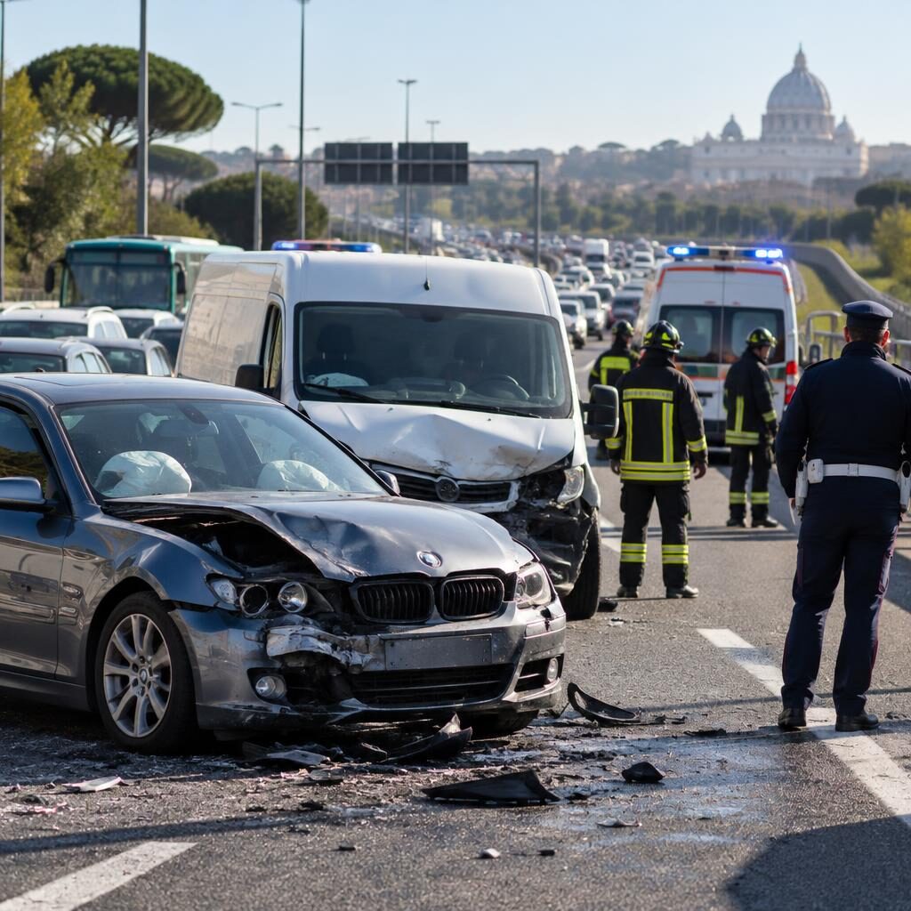 Incidente mortale sul Gra alla Cassia: traffico paralizzato a Roma