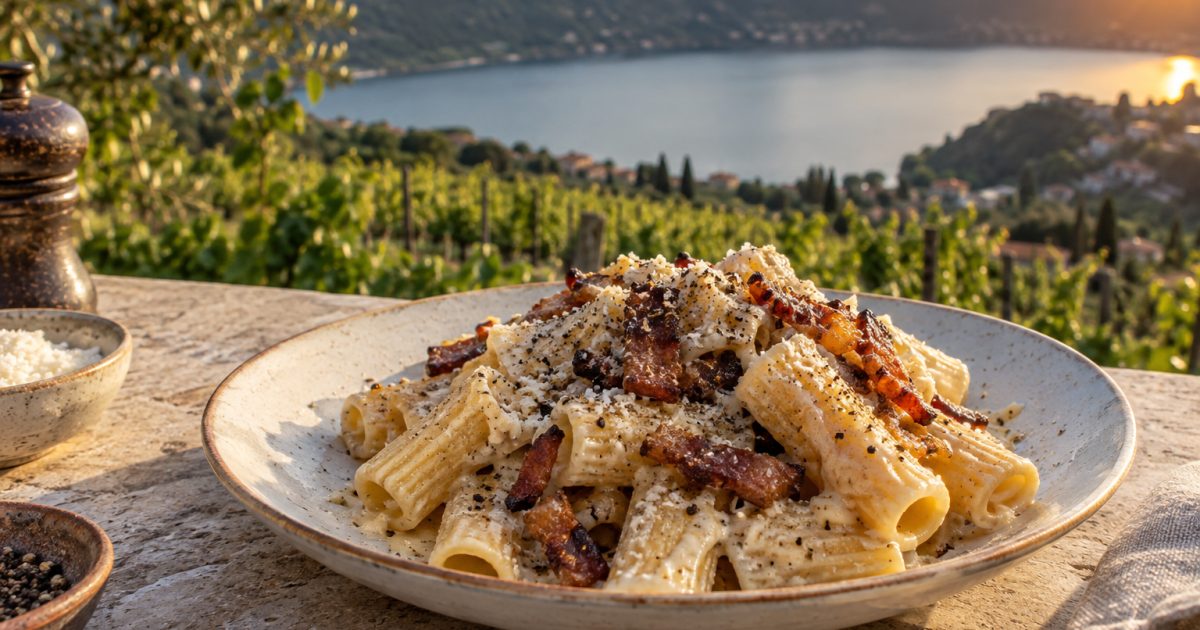 La gricia ai Castelli Romani: il sapore di Roma tra vigne e crateri vulcanici