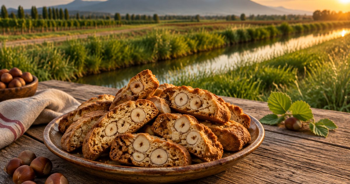 Latina e l’Agro Pontino, una pausa croccante con i tozzetti alle nocciole della Tuscia