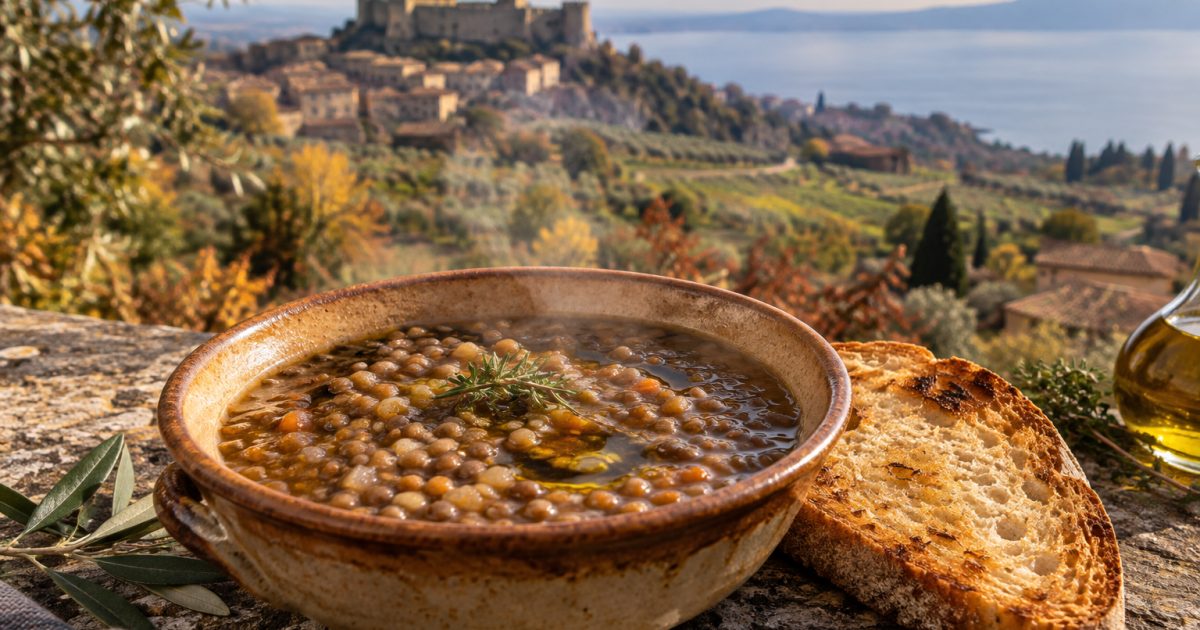 Lenticchie di Onano nella Tuscia viterbese: il sapore quieto tra Montefiascone e lago di Bolsena