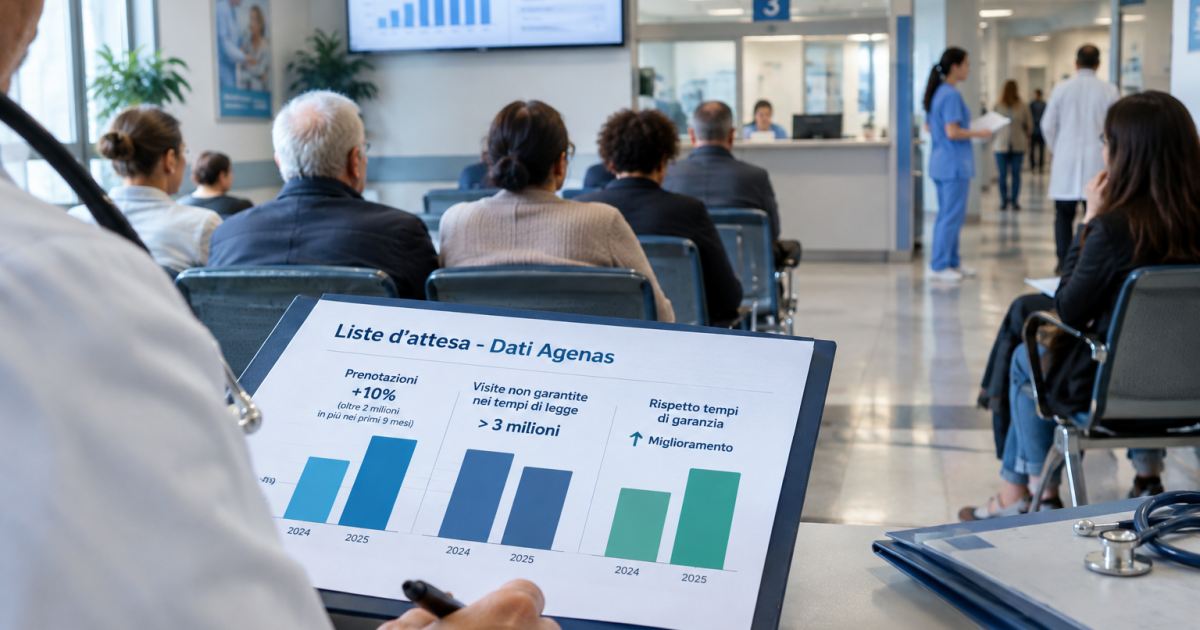 Liste d’attesa: Agenas segnala ripresa, ma serve uno sforzo ulteriore per l’uguaglianza territoriale