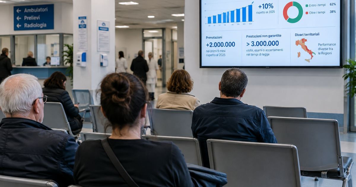 Liste d’attesa: segnali di ripresa dall’Agenas, ma serve uno sforzo ulteriore