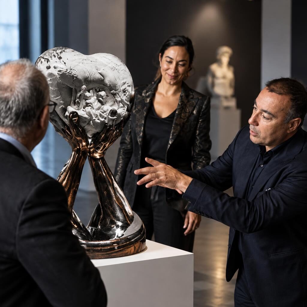 Lorenzo Quinn porta a Roma l’abbraccio dell’arte: la mostra “Hi Human”