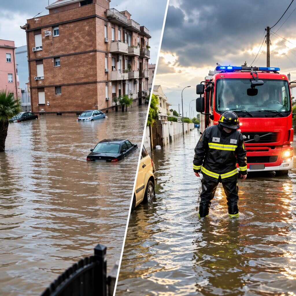 Maltempo a sud di Roma, territorio in tilt: scuole chiuse e treni fermi