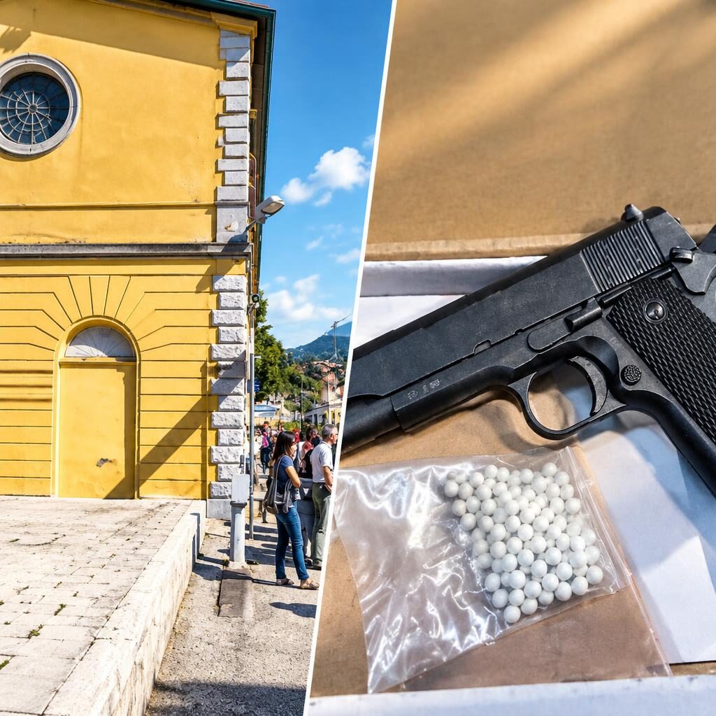 Marino, protesta contro la sagra con una pistola a gas: ferita una ragazza