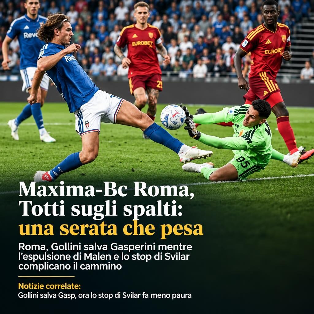 Maxima-Bc Roma, Totti sugli spalti: una serata che pesa