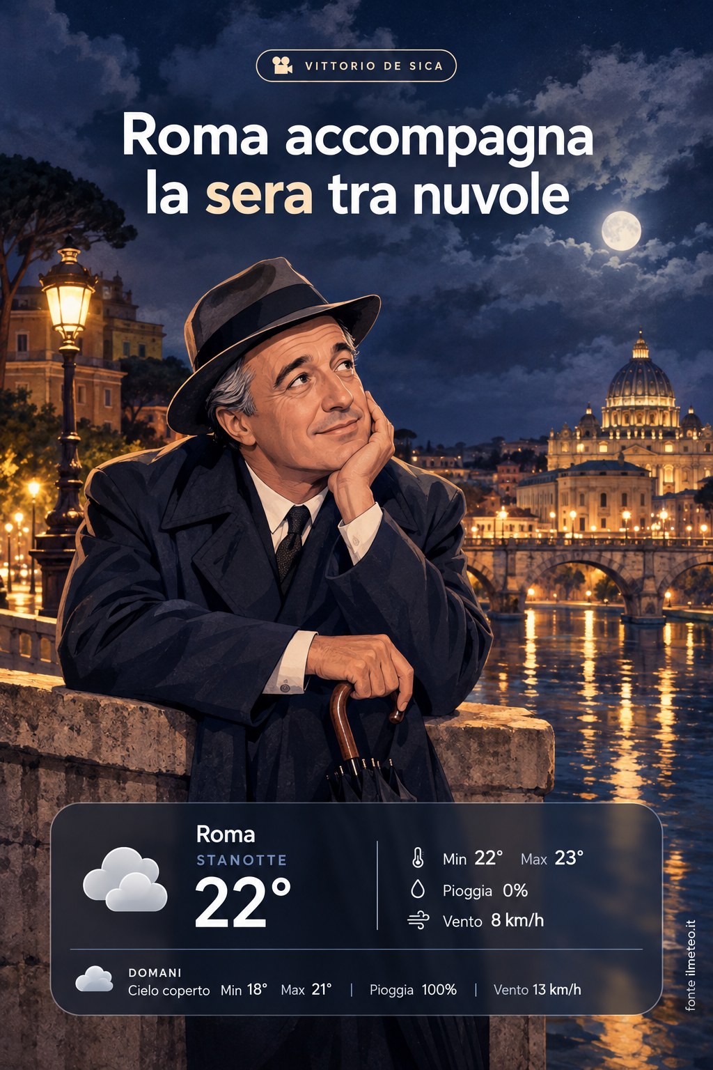 Storia meteo Roma notte - 5 Ottobre 2026