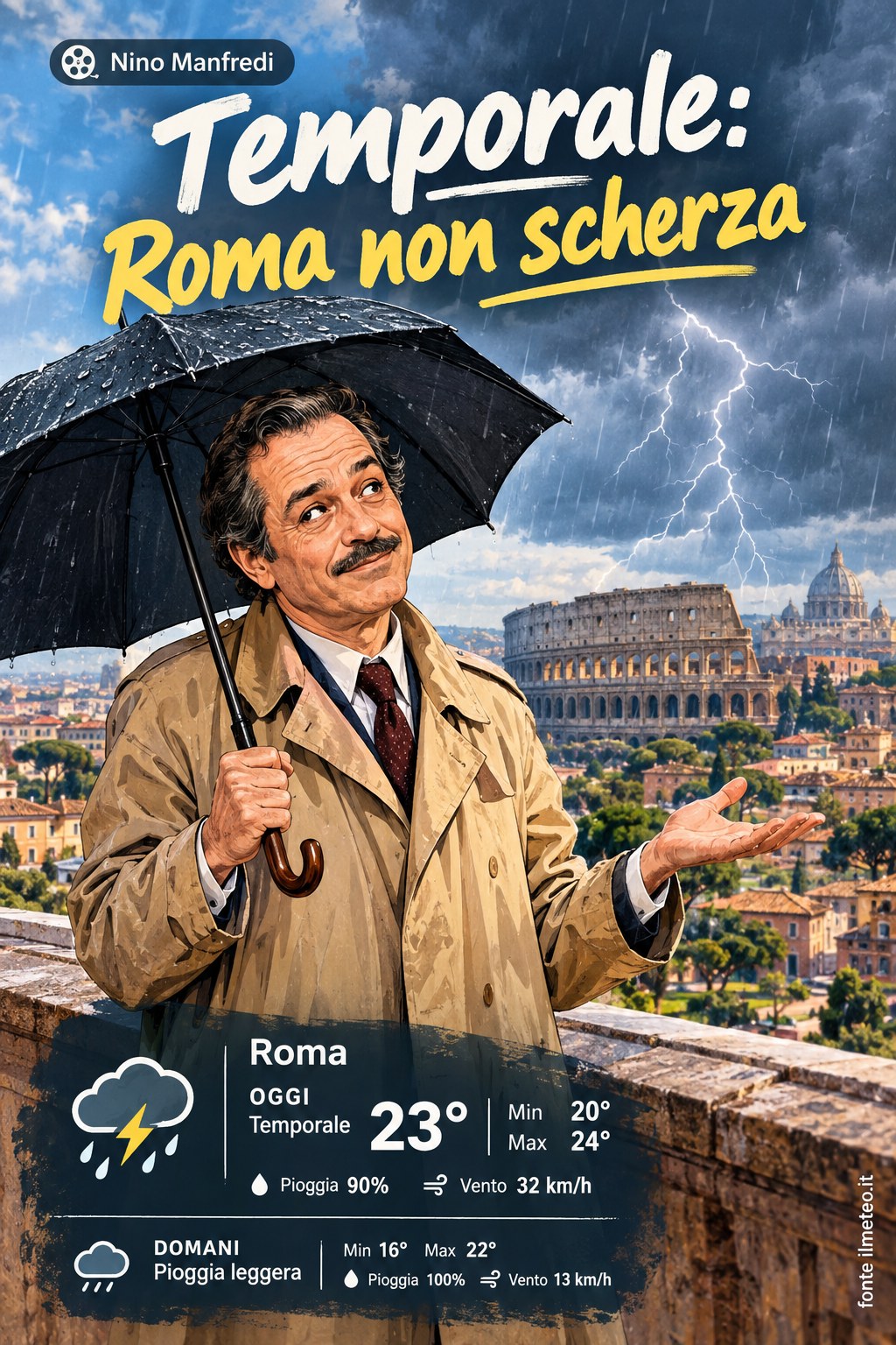 Storia meteo Roma oggi e domani - 8 Ottobre 2026