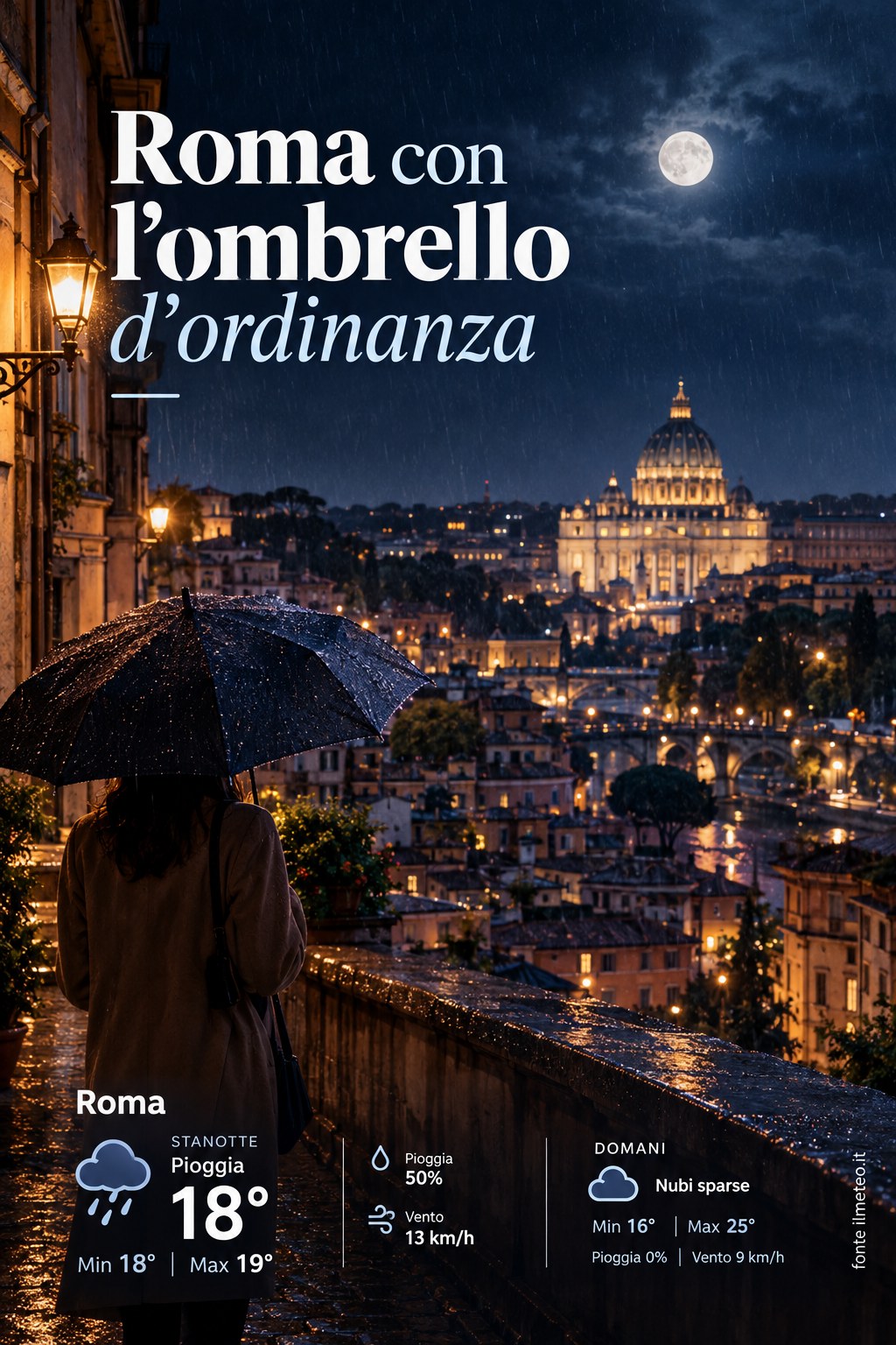 Storia meteo Roma notte - 10 Ottobre 2026