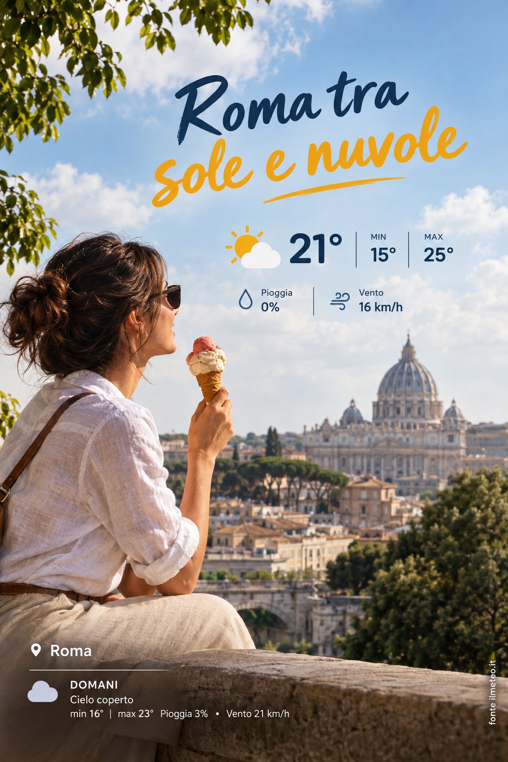 Storia meteo Roma oggi e domani - 11 Ottobre 2026