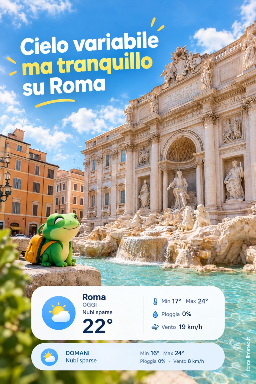 Storia meteo Roma oggi e domani - 18 Ottobre 2026