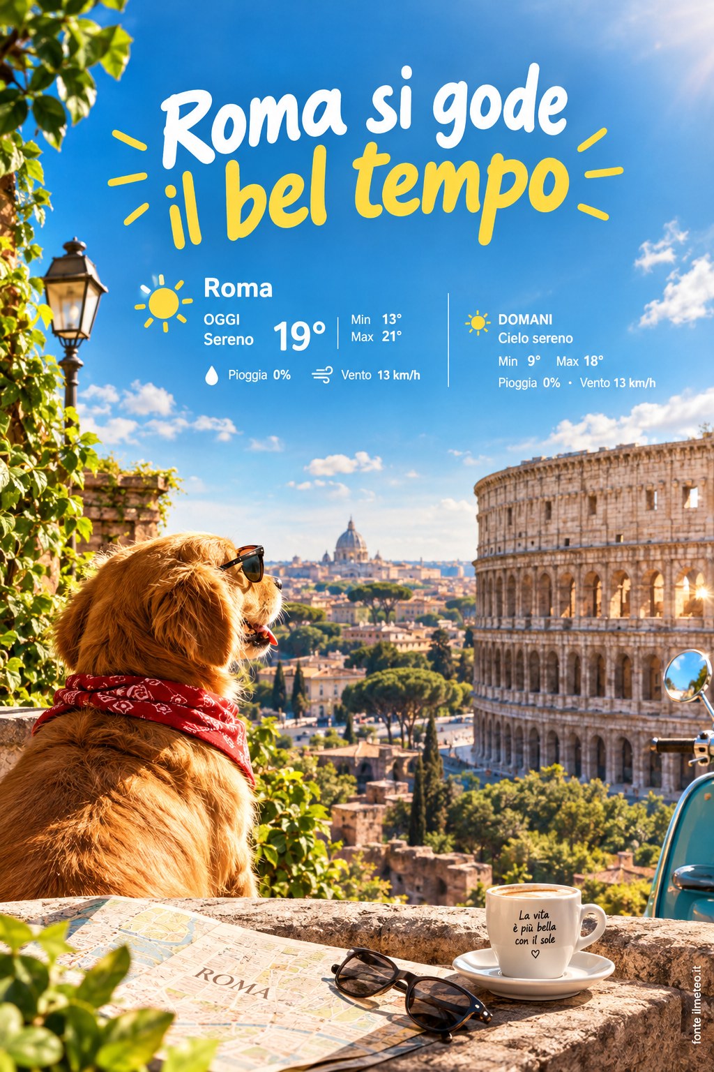 Storia meteo Roma oggi e domani - 27 Ottobre 2026