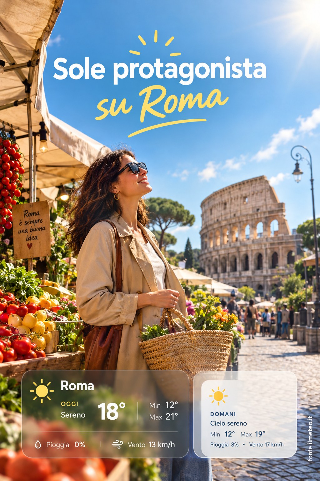 Storia meteo Roma oggi e domani - 29 Ottobre 2026