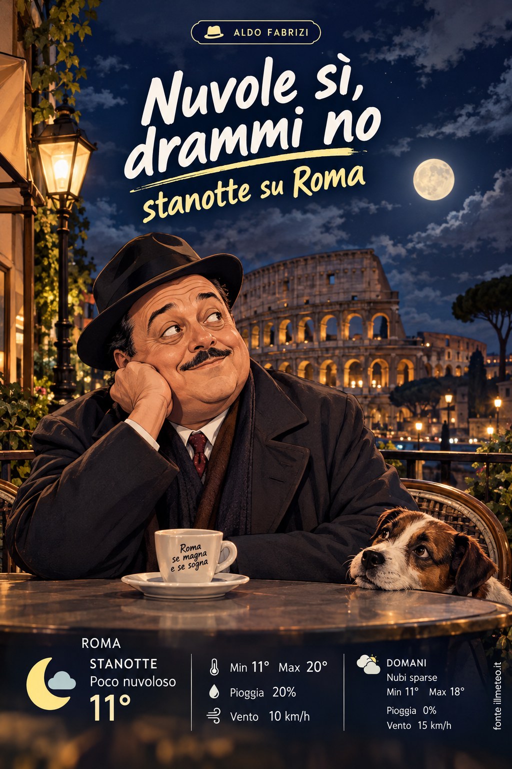 Storia meteo Roma notte - 30 Ottobre 2026