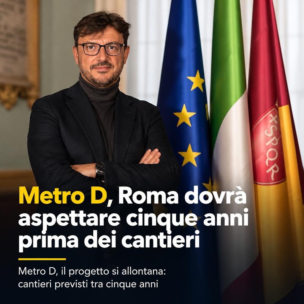 Metro D, Roma dovrà aspettare cinque anni prima dei cantieri