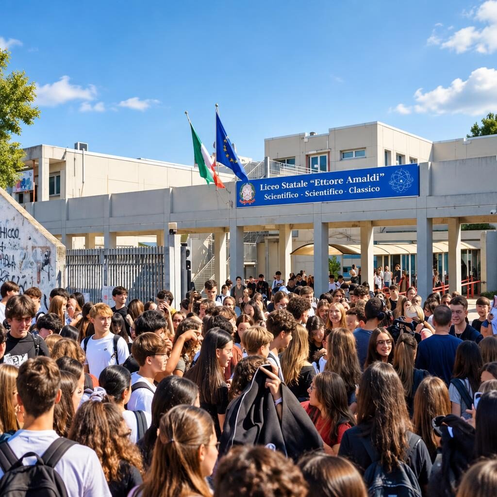 Minacce all’Amaldi, metal detector e paura: basta il controllo?